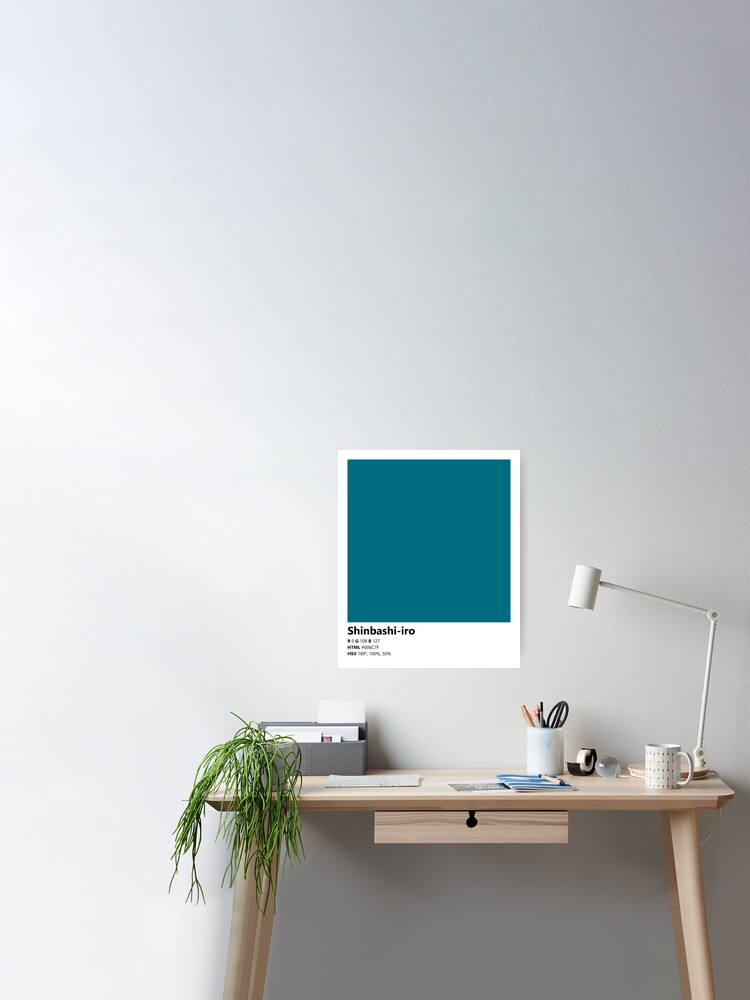 Color Swatch/Card (Blue) Poster for Sale by Pestorian