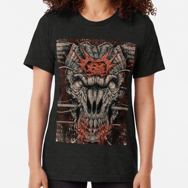 DOOM Icon Of Sin Tri-blend T-Shirt
