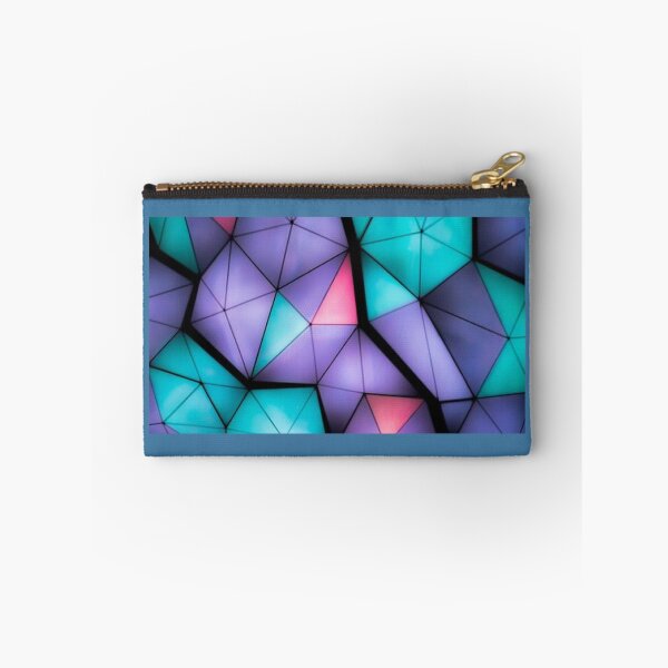 Item preview, Pleasant aqua, lavender and  pink shades in geometrical pattern prints designed and sold by ThamaraiSelvi.