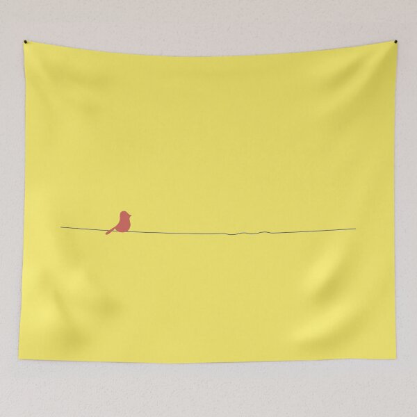 Item preview, Minimalist Bird on Wire designed and sold by flickertoaflame.
