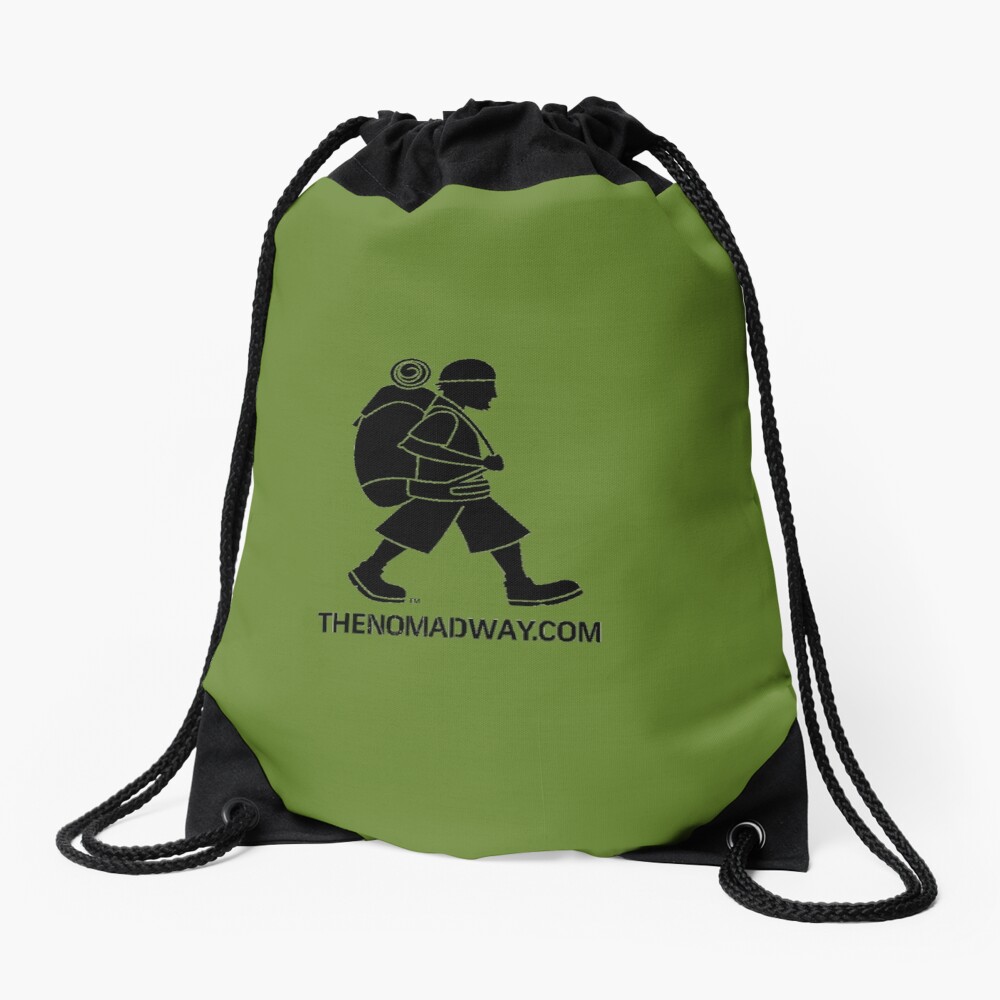 Drawstring Bags The Nomad Way Drawstring Bag