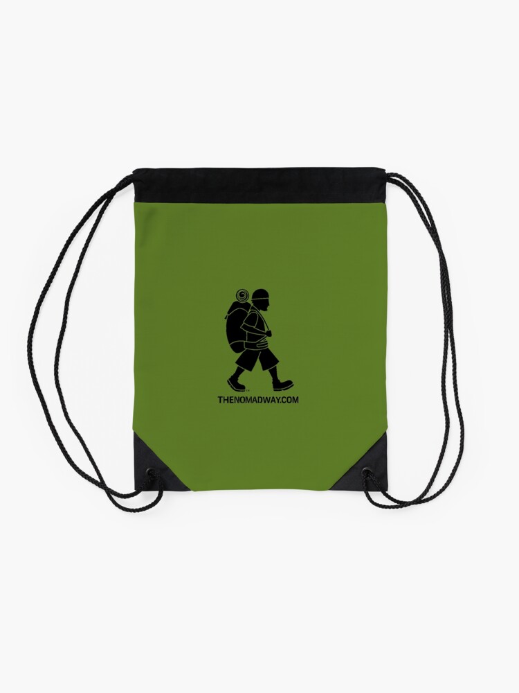Alternate view of Drawstring Bags The Nomad Way Drawstring Bag
