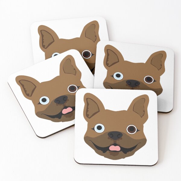 Item preview, Smiling Brown French Bulldog designed and sold by SimplyAdrienne.