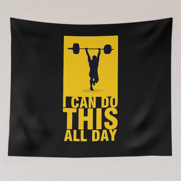 Item preview, I Can Do Weightlifting All Day Funny Weightlifter designed and sold by Urosek.