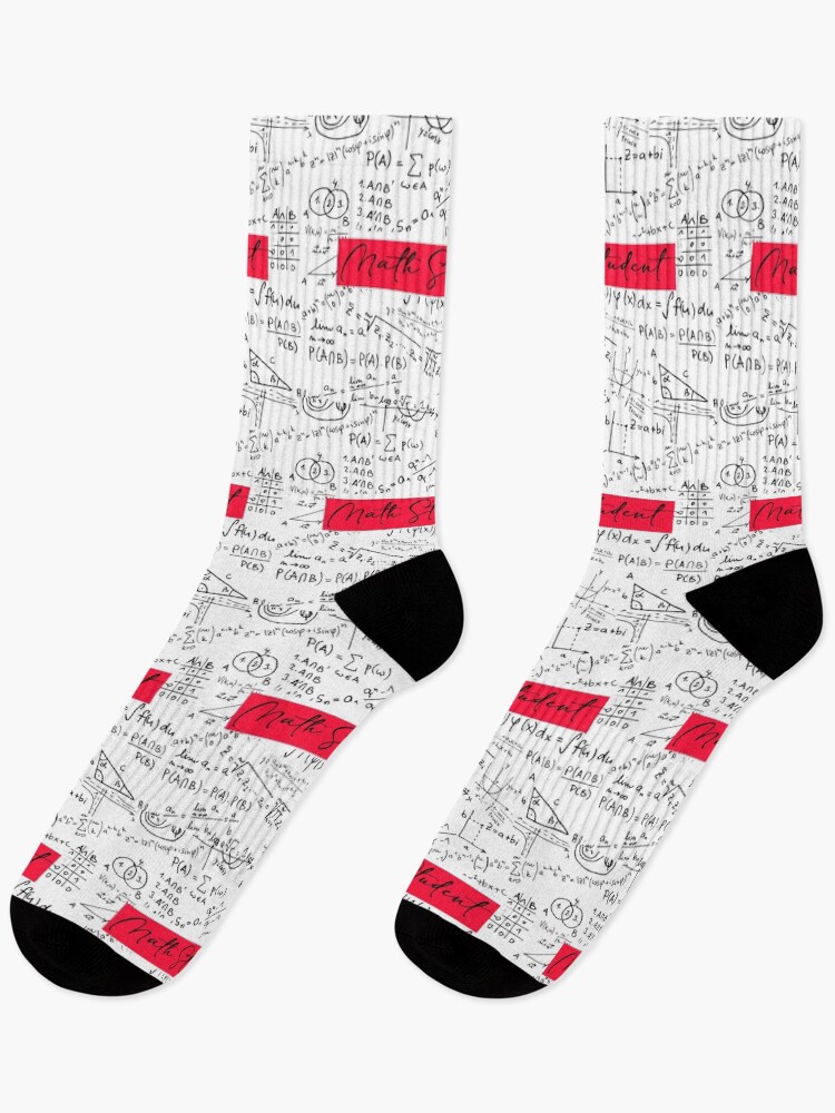 Thumbnail 1 of 5, Socks, Math Student For Math lovers designed and sold by CEDdesign.
