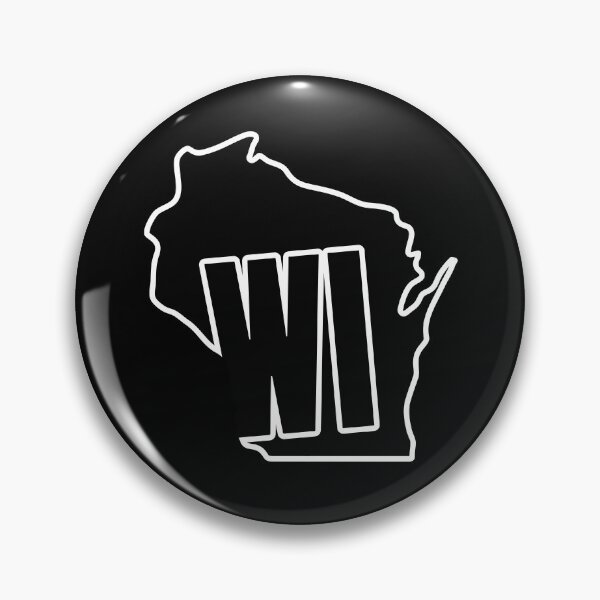 Item preview, Wisconsin White Outline designed and sold by designguychris.