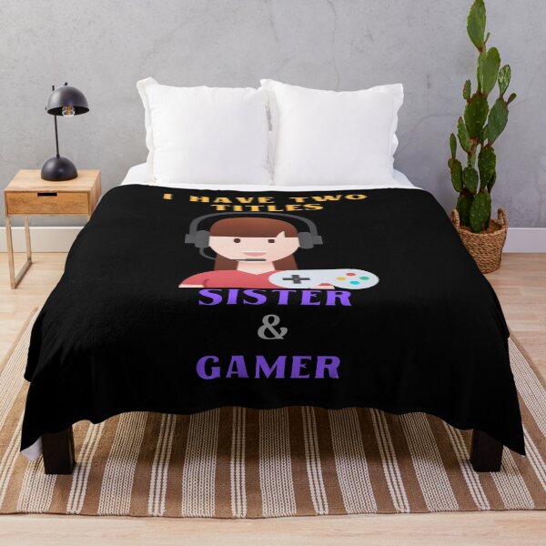 Item preview, I Have Two Titles Sister And Gamer designed and sold by StephenMollie.