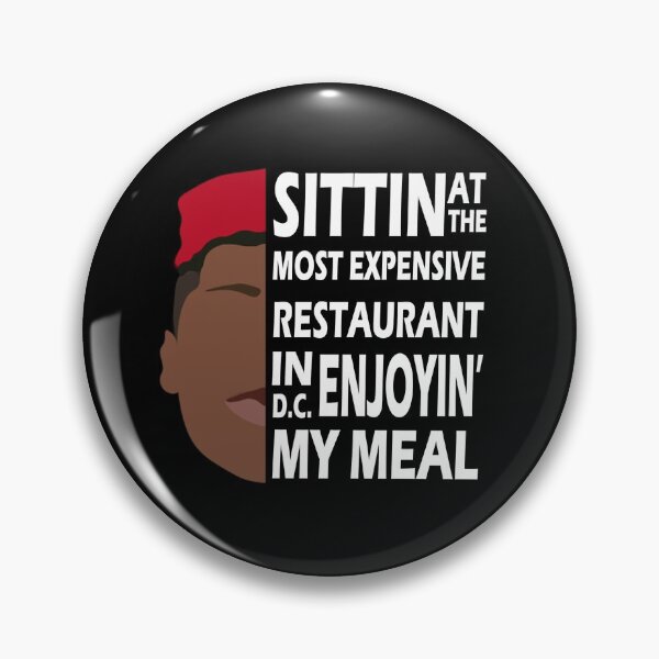 Item preview, Rolling Ray "Sittin' At The Most Expensive Restaurant In DC" Half Face designed and sold by totheleftist.