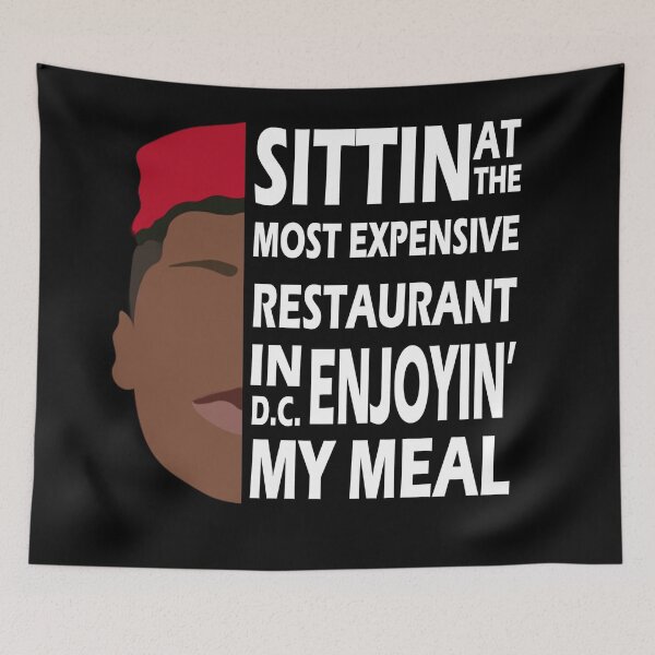 Item preview, Rolling Ray "Sittin' At The Most Expensive Restaurant In DC" Half Face designed and sold by totheleftist.