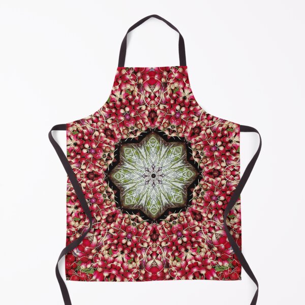 Item preview, Radiating Red Radishes Mandala With Lettuce Accent designed and sold by rvjames.