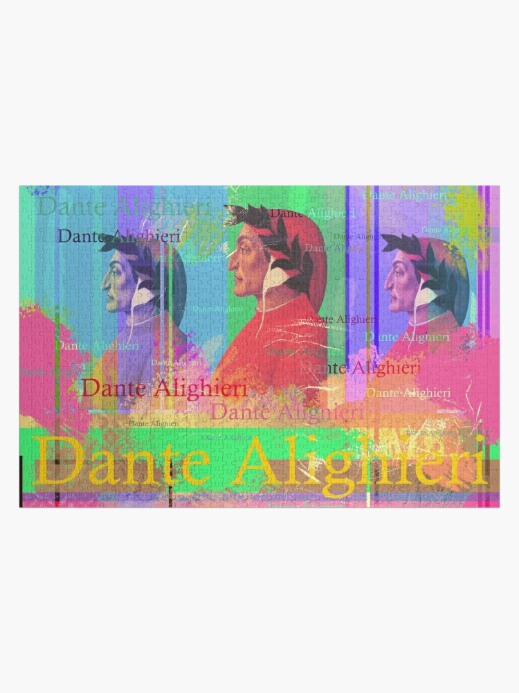 Dante Alighieri atmospheric portrait Italian writer