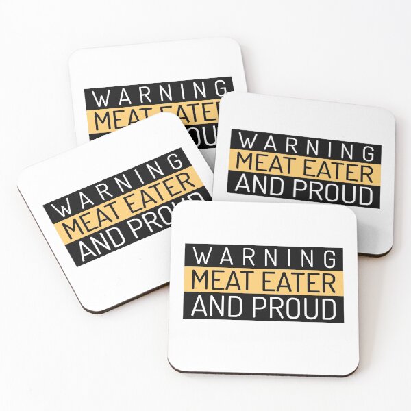 Item preview, Warning Meat Eater And Proud designed and sold by MikesPoD.