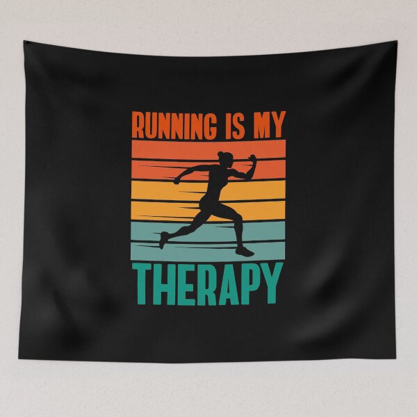 Item preview, Running is My Therapy designed and sold by TheBeastNation.