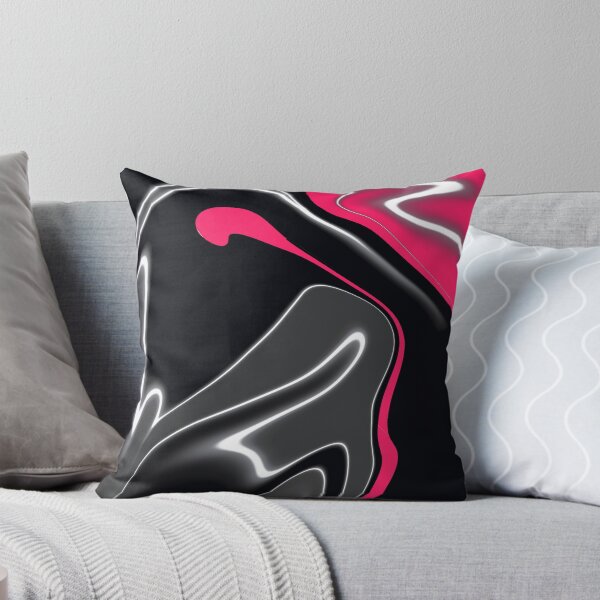 Item preview, Black 'n' White Dash of Pink designed and sold by sdjames.