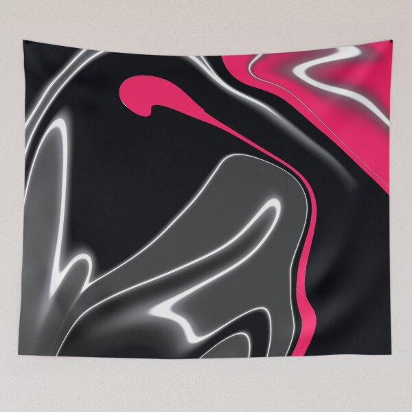 Item preview, Black 'n' White Dash of Pink designed and sold by sdjames.