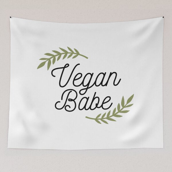 Item preview, Vegan Babe quote - Veganuary designed and sold by Pandoras-Boxx.