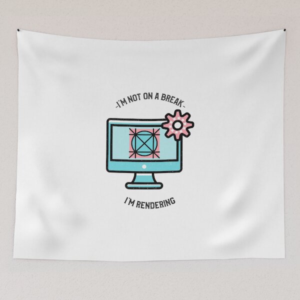Item preview, I'm Rendering - 3D Production designed and sold by CozCoolClothing.
