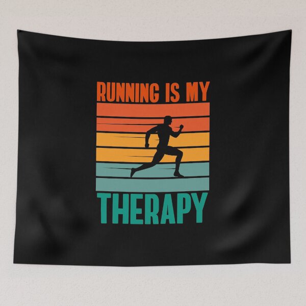 Item preview, Running is My Therapy designed and sold by TheBeastNation.