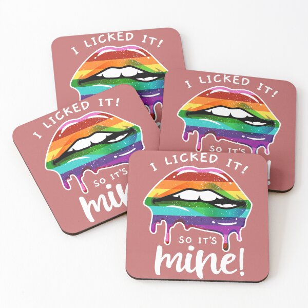 Item preview, LGBT Flag Dripping Lips I Licked It So It's Mine designed and sold by DuongBui.