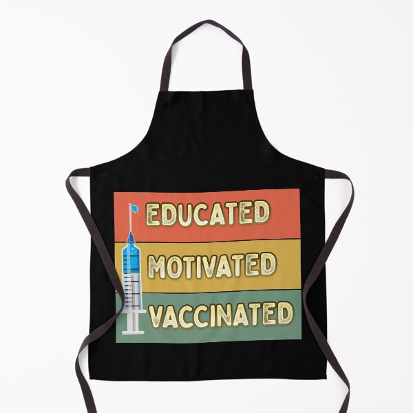 Item preview, Educated Motivated Vaccinated Vaccine Gifts Souvenirs designed and sold by Nzgiftsandmore.