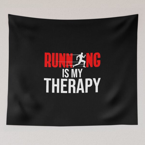 Item preview, Running is My Therapy designed and sold by TheBeastNation.