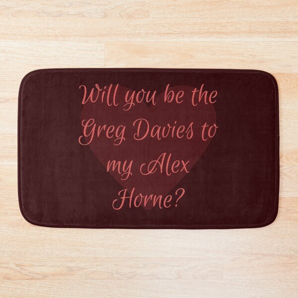 Item preview, Will you be the Greg Davies to my Alex Horne: Taskmaster Valentine [dark red] designed and sold by bellatierra.