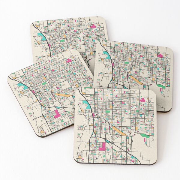 Item preview, Tucson, Arizona Street Map designed and sold by A Deniz Akerman.