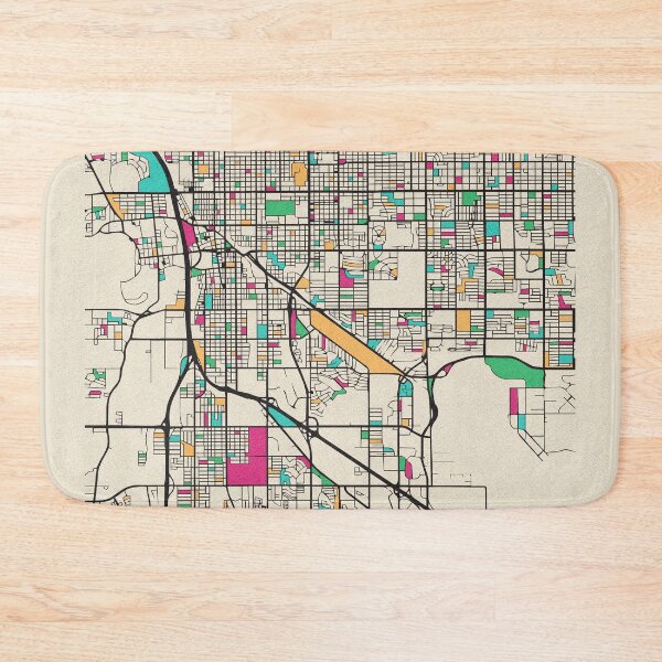 Item preview, Tucson, Arizona Street Map designed and sold by A Deniz Akerman.