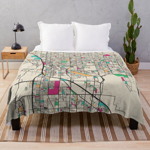 Item preview, Tucson, Arizona Street Map designed and sold by A Deniz Akerman.