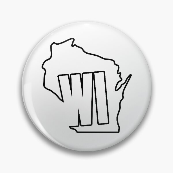 Item preview, Wisconsin Black Outline designed and sold by designguychris.