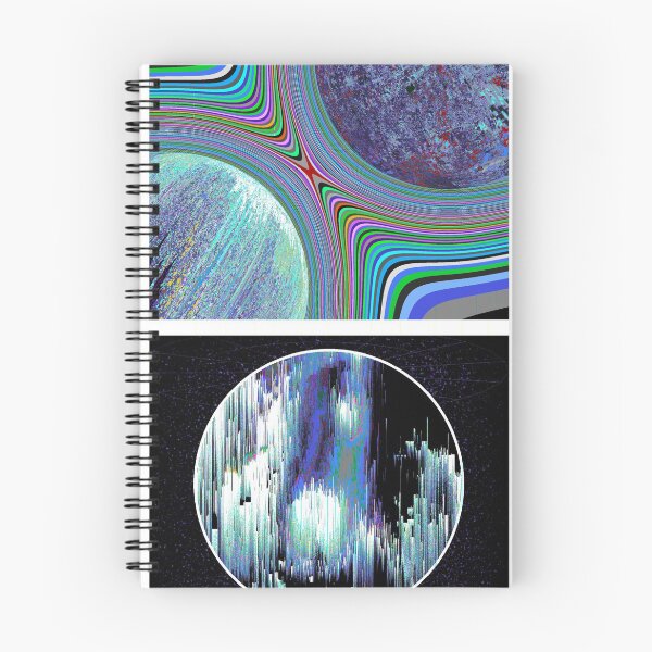 Artikelvorschau, Kollision Blau entworfen und verkauft von Zook Designs.
