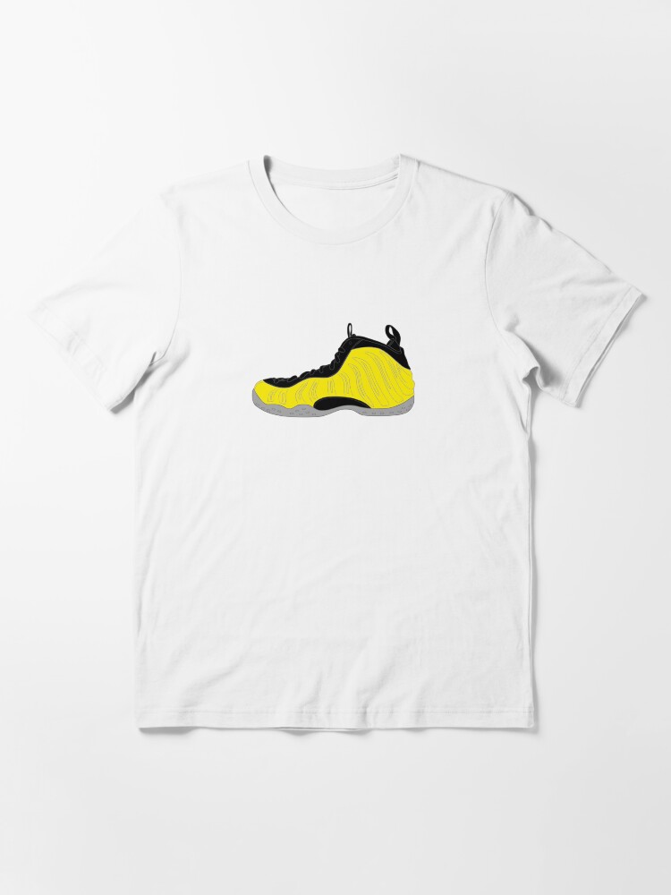 yellow foamposites shirt