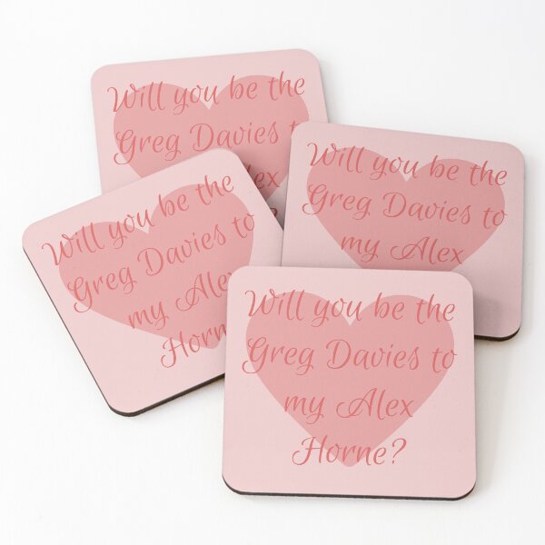 Item preview, Will you be the Greg Davies to my Alex Horne: Taskmaster Valentine [pink] designed and sold by bellatierra.