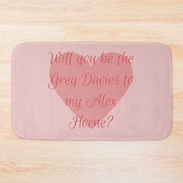 Item preview, Will you be the Greg Davies to my Alex Horne: Taskmaster Valentine [pink] designed and sold by bellatierra.