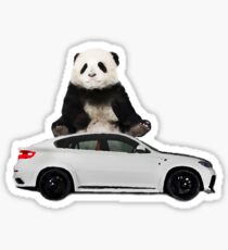 White X6 Look Like A Panda Sticker