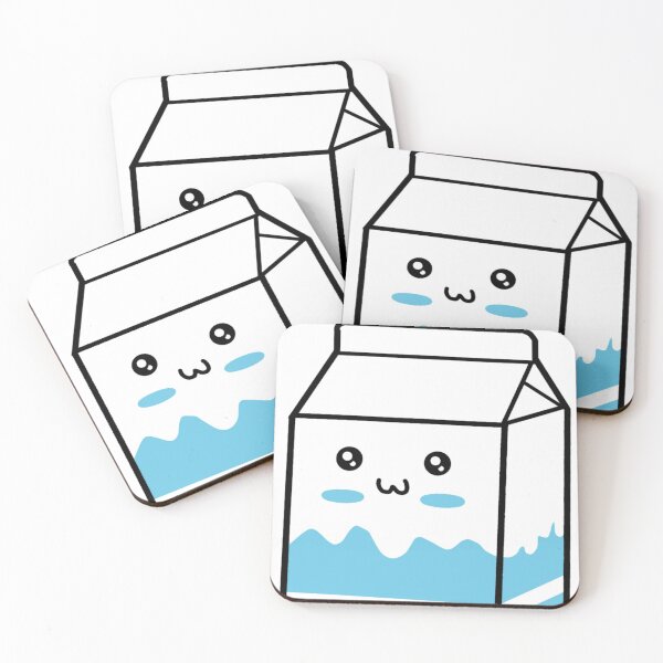 Item preview, cute milk carton in blue  designed and sold by Azialep.