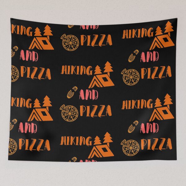 Item preview, Hiking and Pizza designed and sold by Quadghouls.