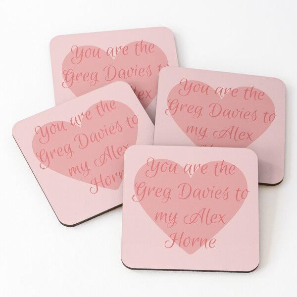 Item preview, You are the Greg Davies to my Alex Horne: Taskmaster Valentine [pink] designed and sold by bellatierra.