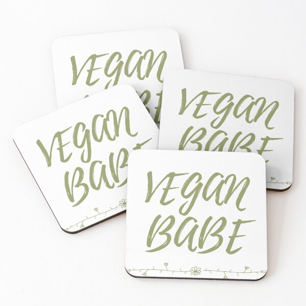 Item preview, Vegan Babe quote - Veganuary designed and sold by Pandoras-Boxx.