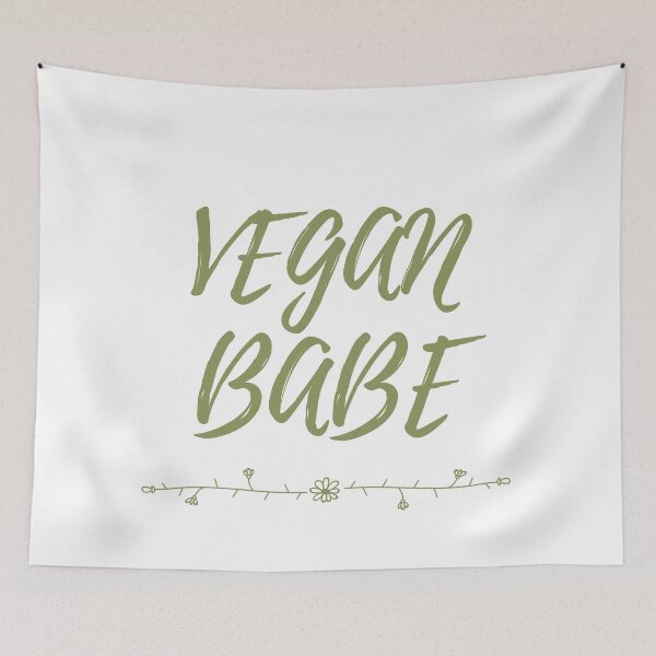 Item preview, Vegan Babe quote - Veganuary designed and sold by Pandoras-Boxx.