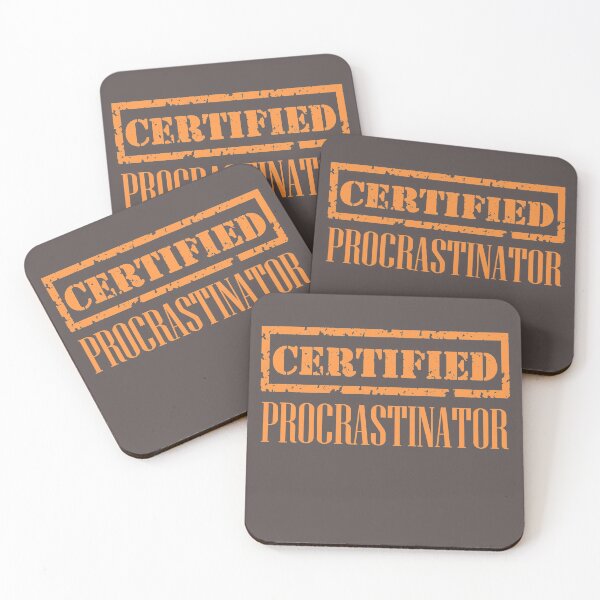 Item preview, Certified Procrastinator designed and sold by TonsPOD.