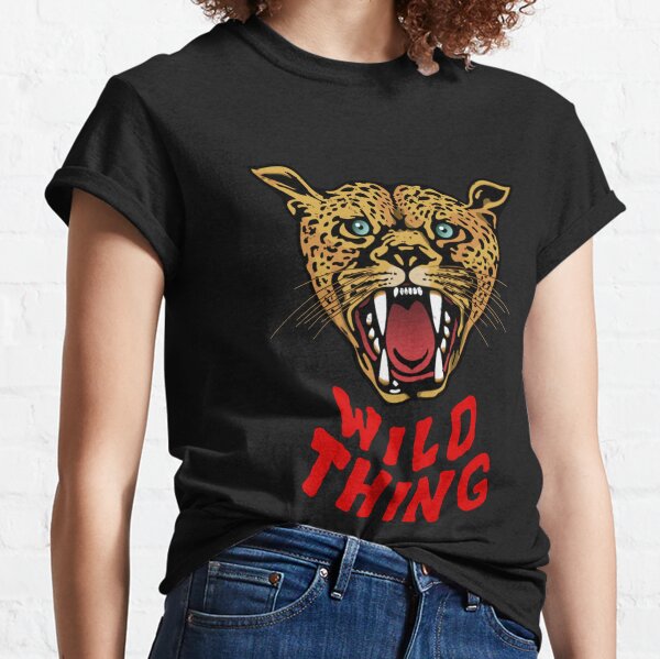 Sticker affiche Wild Thing guépard T-shirt classique