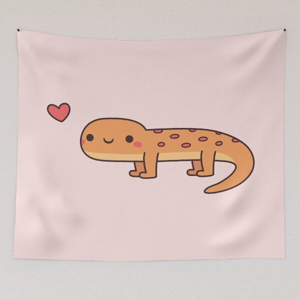 Item preview, Cute Love Newt Doodle designed and sold by rustydoodle.