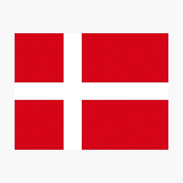 Wandbilder Danemark Flagge Redbubble