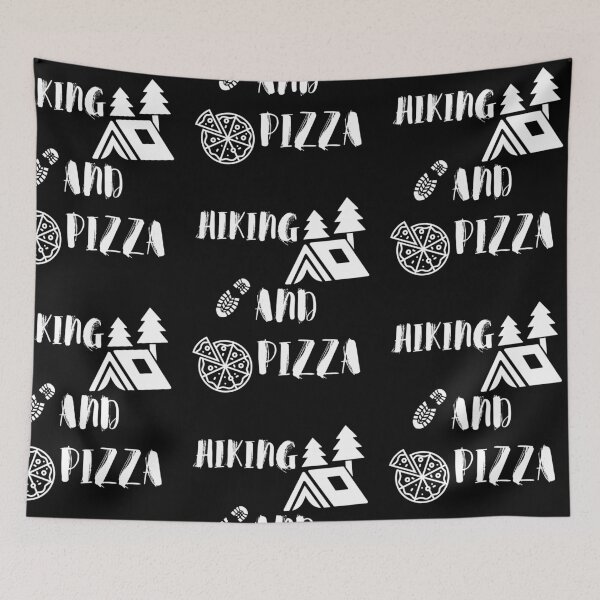 Item preview, Hiking and Pizza designed and sold by Quadghouls.