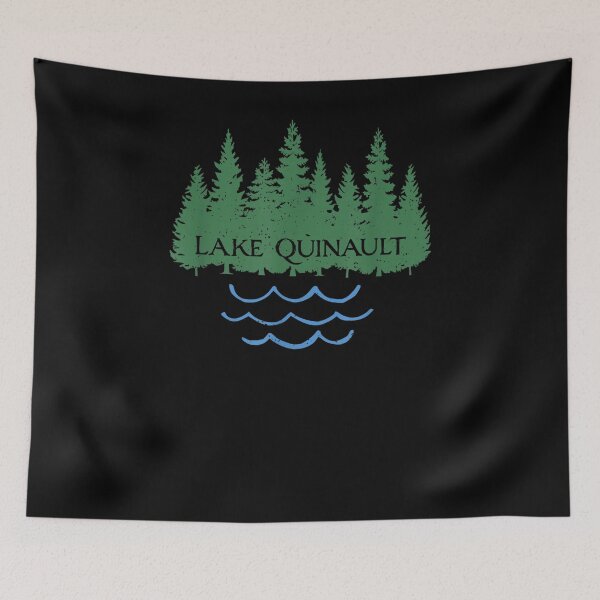 Item preview, Lake Quinault Washington Tree Silhouette Nature Souvenir designed and sold by shirleyfinley.