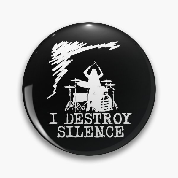 Item preview, I Destroy Silence (Drum) 3 designed and sold by Crystarowz.