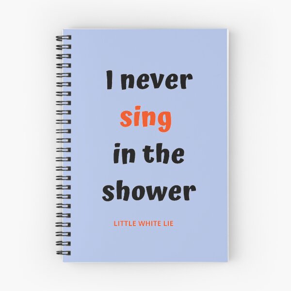 Item preview, I never sing in the bathroom designed and sold by TrulyRested.