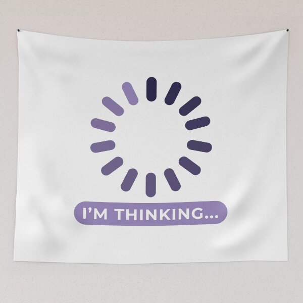 Item preview, I'm Thinking designed and sold by pintsandquarts.