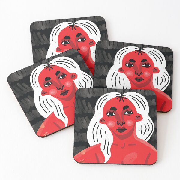 Item preview, red lady  designed and sold by nomowexx.
